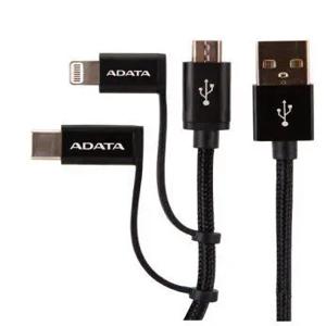 CABLE ADATA MICRO USB 3 EN 1 BLACK (ADATA)