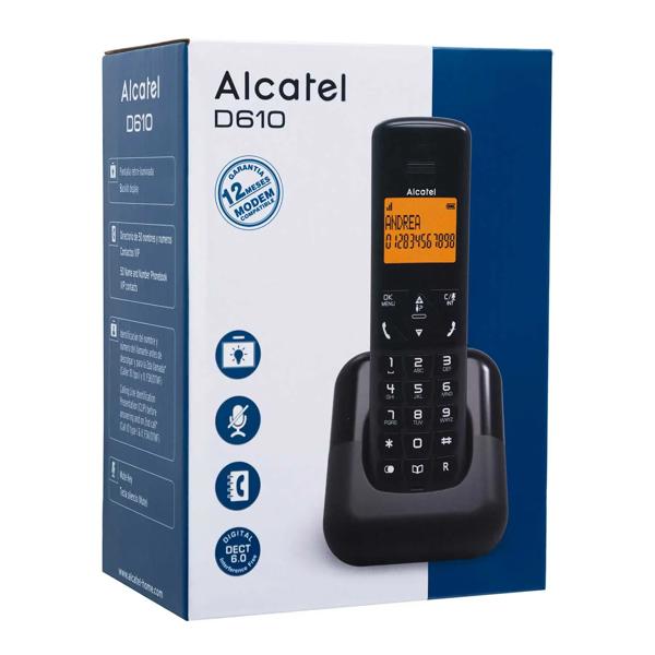 TELEFONO INAL. D610 NEGRO ALCATEL (ALCATEL)